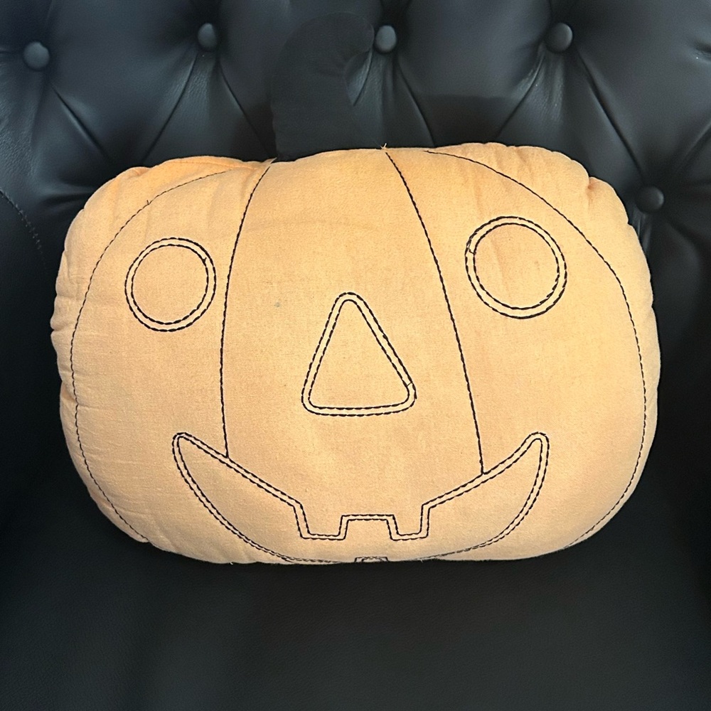 Orange Pumpkin Decorative Pillow